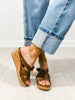 Corkys Bowdacious Wedge Sandals in TAN OIL PU