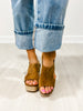 Corkys Freddie Wedge Sandals in WASHED CAMEL