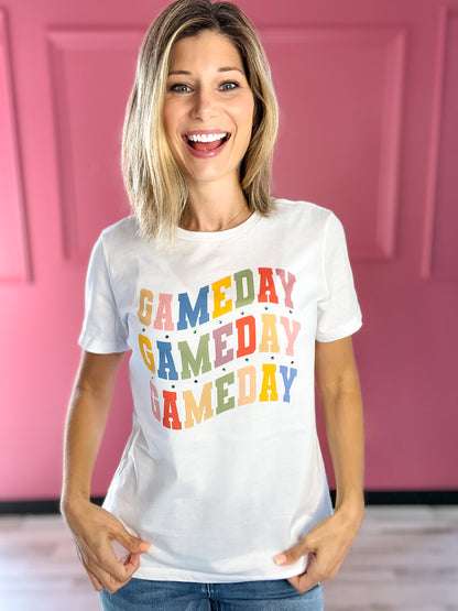 GameDay Graphic Tee with Bling