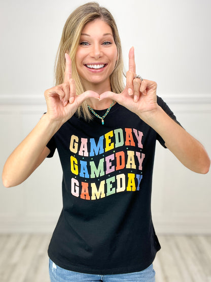 GameDay Graphic Tee with Bling