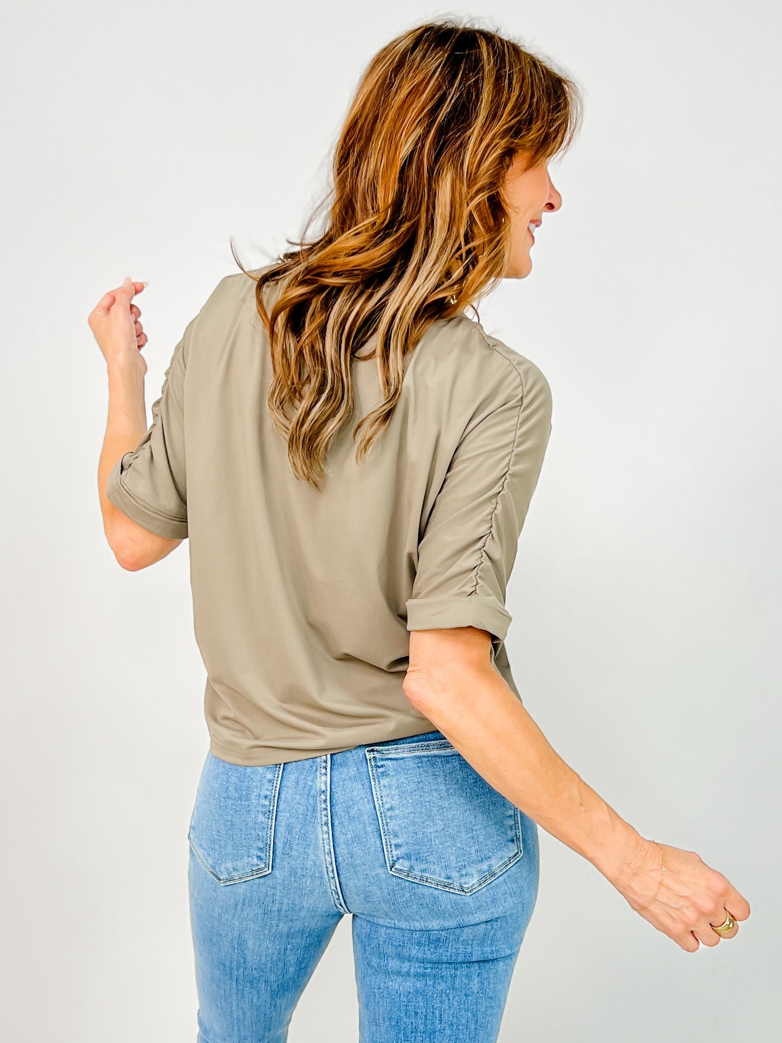 Elegant Touch Loose Fit Tee