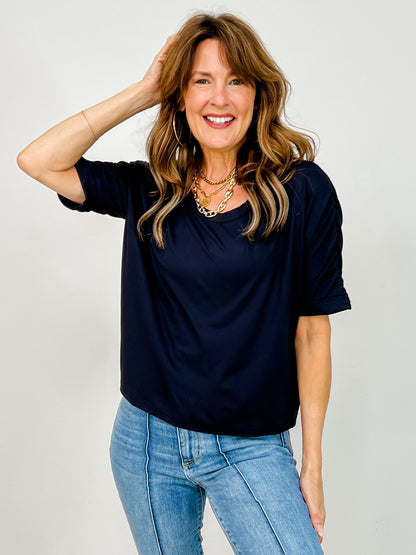 Elegant Touch Loose Fit Tee