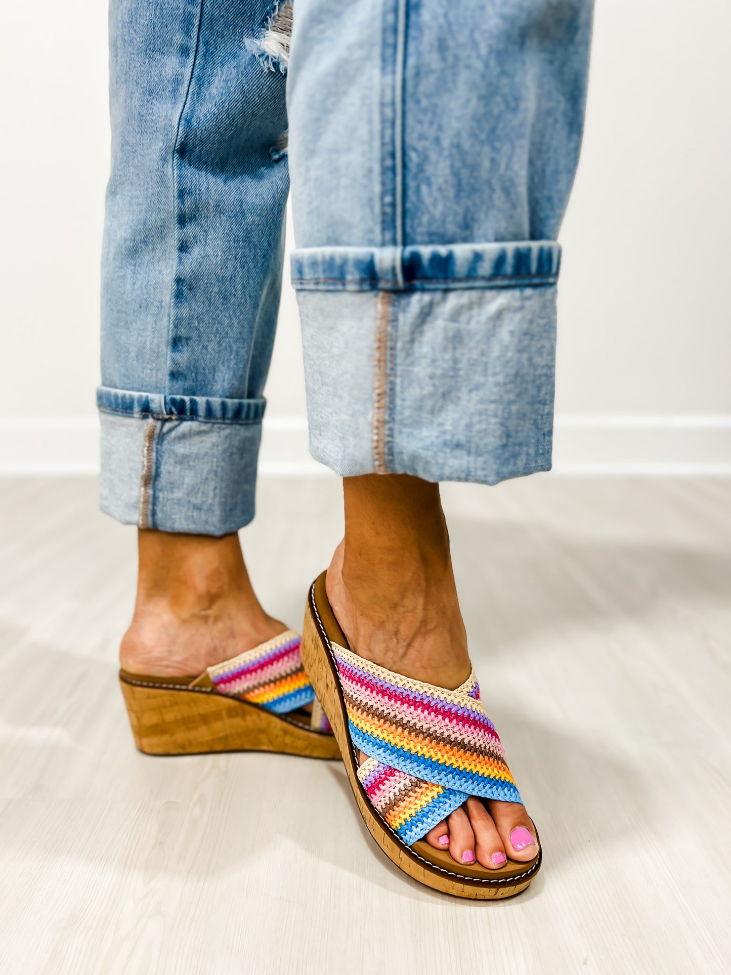 Corkys Peace Out Wedges in MULTI