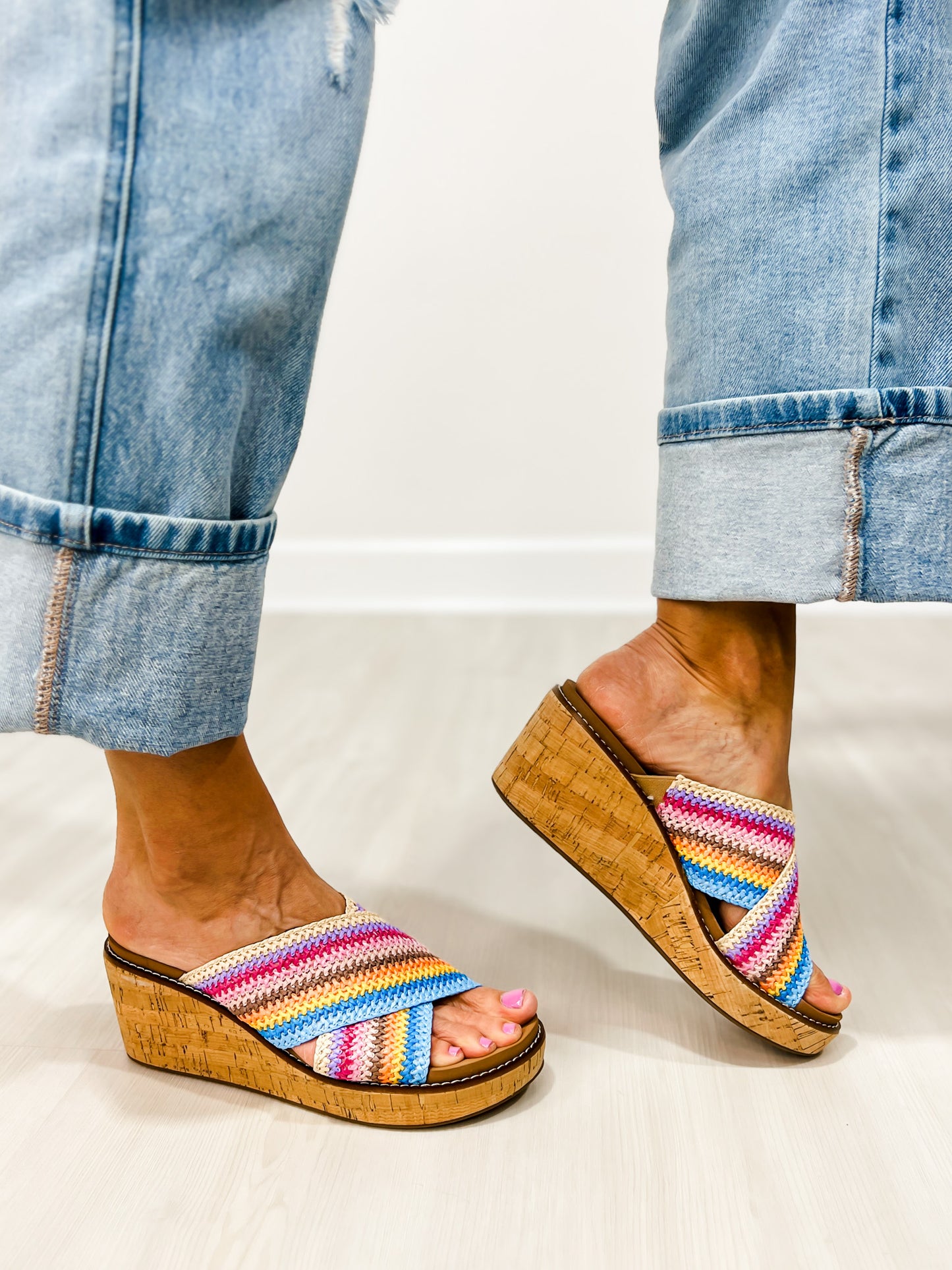 Corkys Peace Out Wedges in MULTI