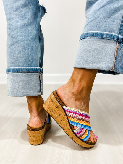 Corkys Peace Out Wedges in MULTI