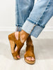 Corkys Carley Wedges in COGNAC WASHED METALLIC