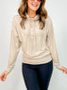 Brushed Cowl Neck Lounge Pullover