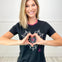 Spiderweb Heart Graphic Tee with Bling