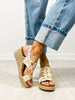 Corkys Carley Wedges in Natural Mini Floral Jute