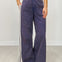 Acid Washed Polka Dot Printed Denim Pants
