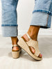Corkys Carley Wedges in RAFFIA ALL