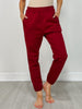 Elastic Waistband Cotton Blend Fleece Joggers