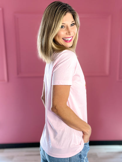 On Wednesdays We Wear Pink Ghost Graphic Tee
