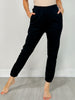 Elastic Waistband Cotton Blend Fleece Joggers
