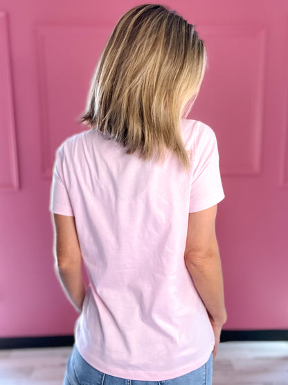 On Wednesdays We Wear Pink Ghost Graphic Tee