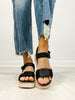 MIA Jony Wedge Sandal in BLACK