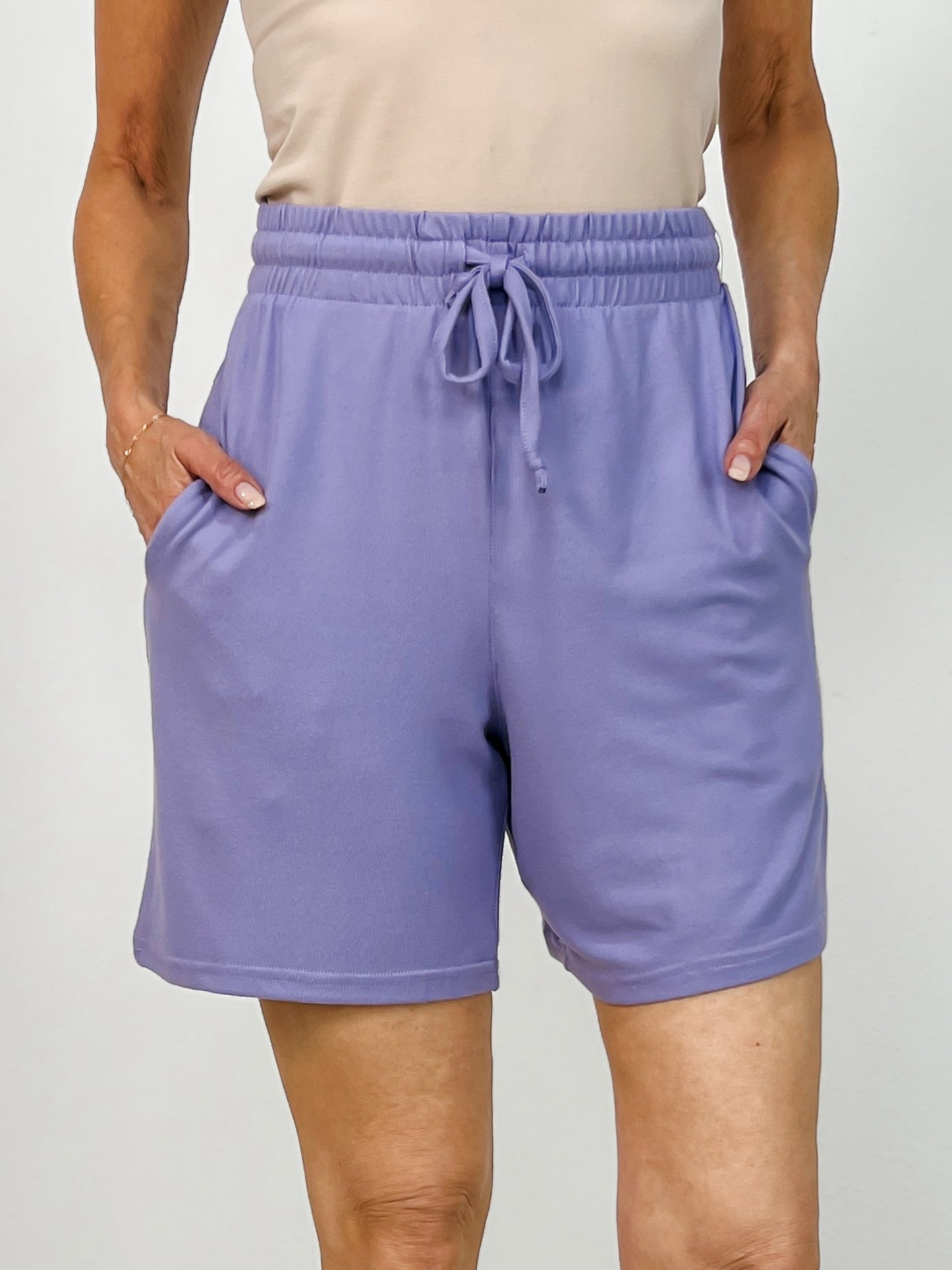 Brushed Hacci Bermuda Shorts