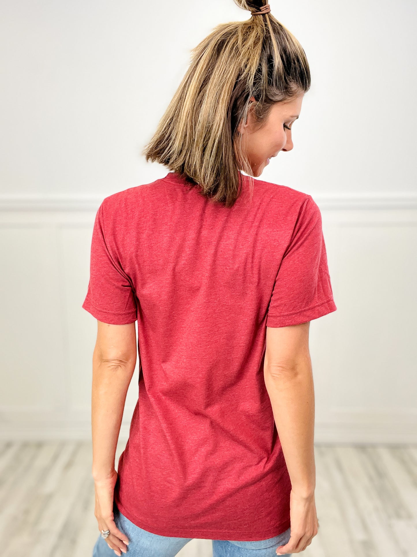 Give Thanks Graphic Tee with Bling