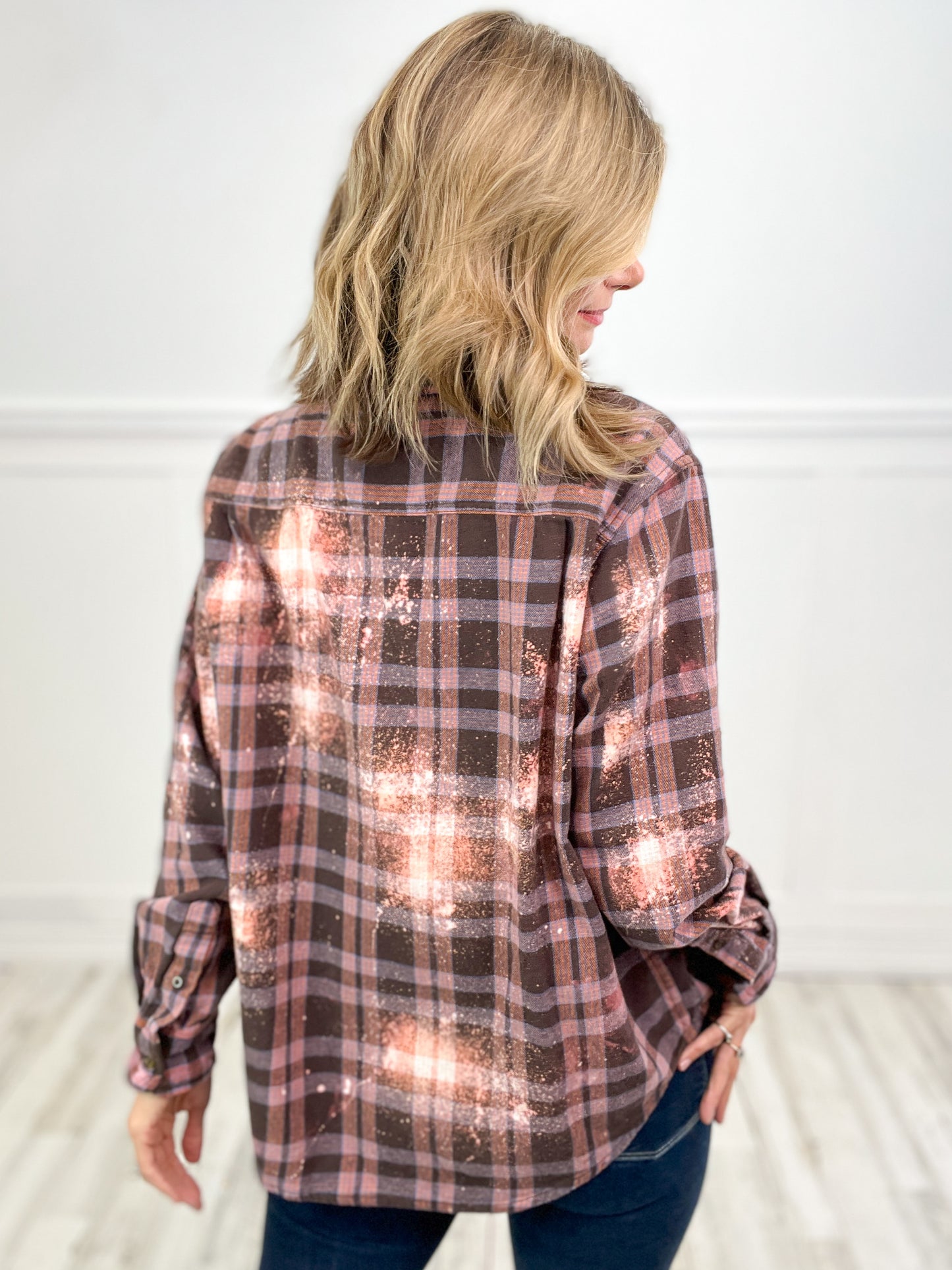 Woah Nelly Malibu Hippie Flannel Top