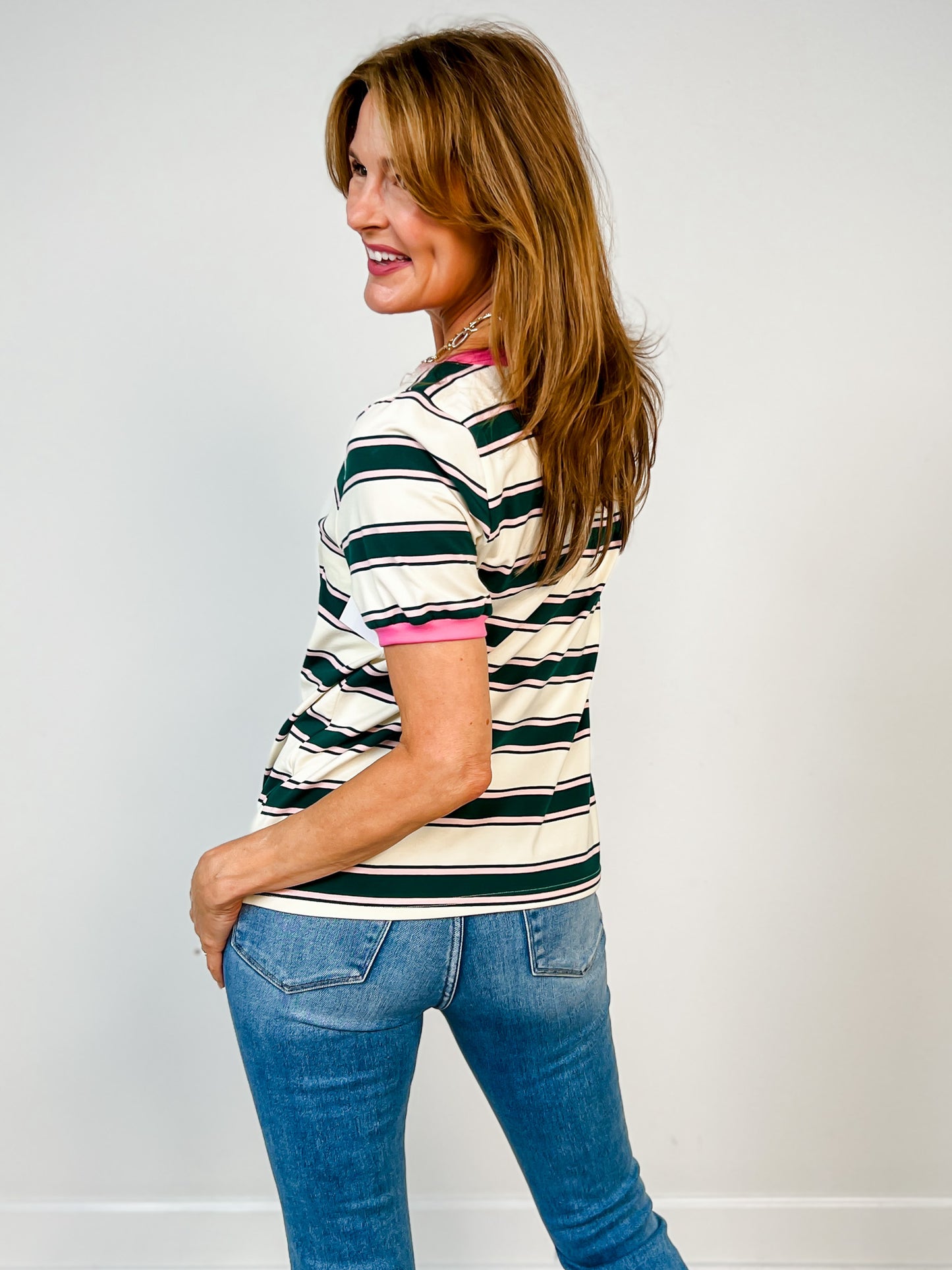 Cotton Striped Top