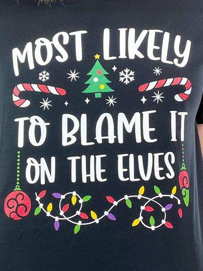 Most Likely To.. Family Christmas Tees