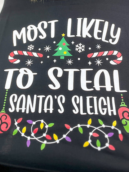 Most Likely To.. Family Christmas Tees