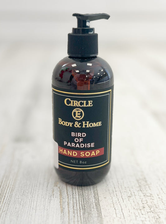 Circle E Candles Body And Home Hand Soap - Birds of Paradise