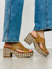 Corkys Miss Carley Wedges in CARAMEL COMBO