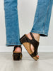 Corkys Carley Wedges in ESPRESSO CRINKLE