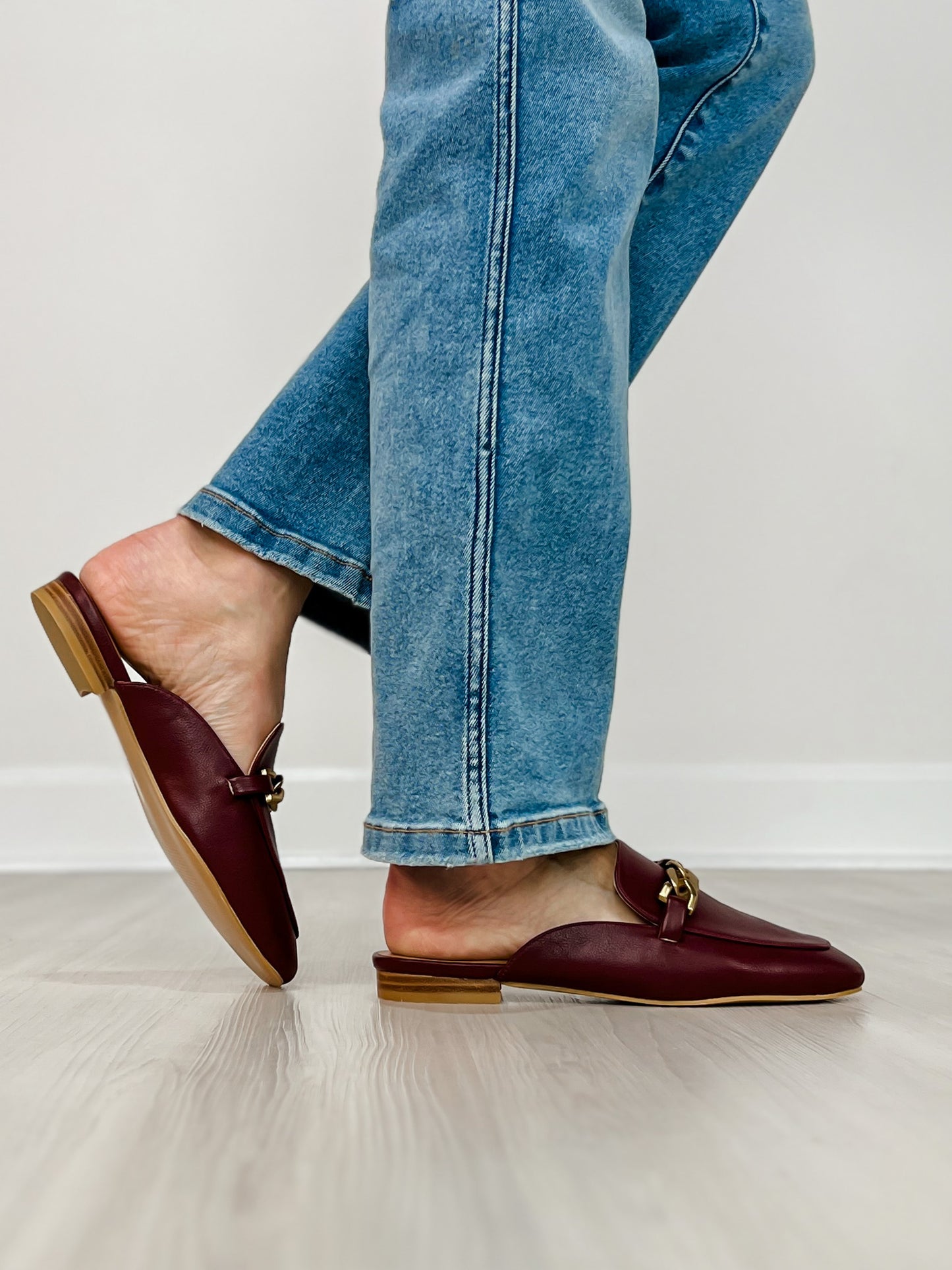 Corkys Keepsake Mules in BURGUNDY