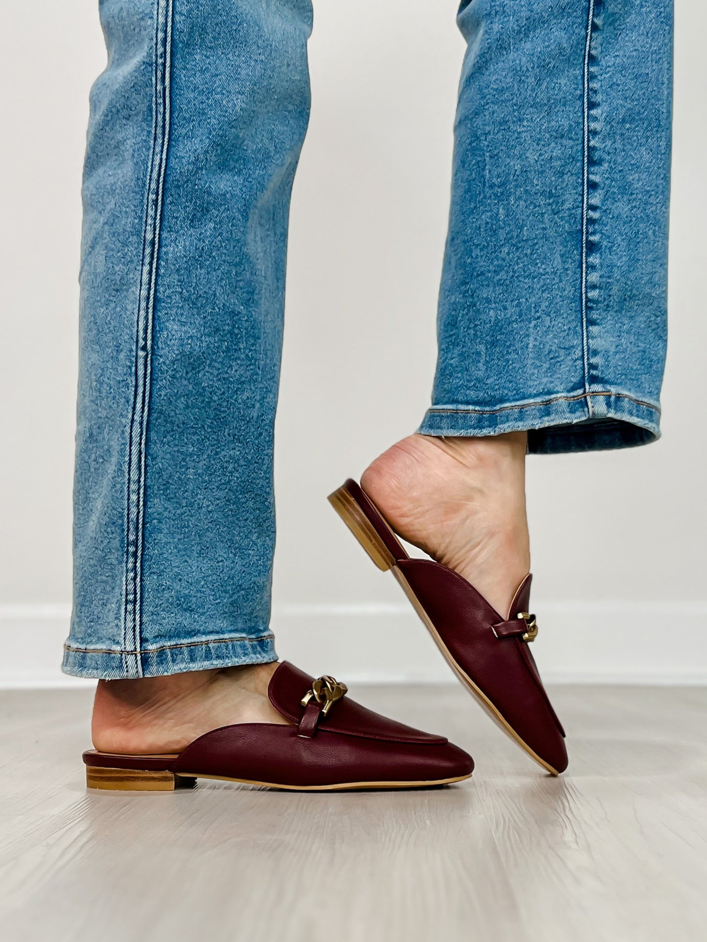 Corkys Keepsake Mules in BURGUNDY
