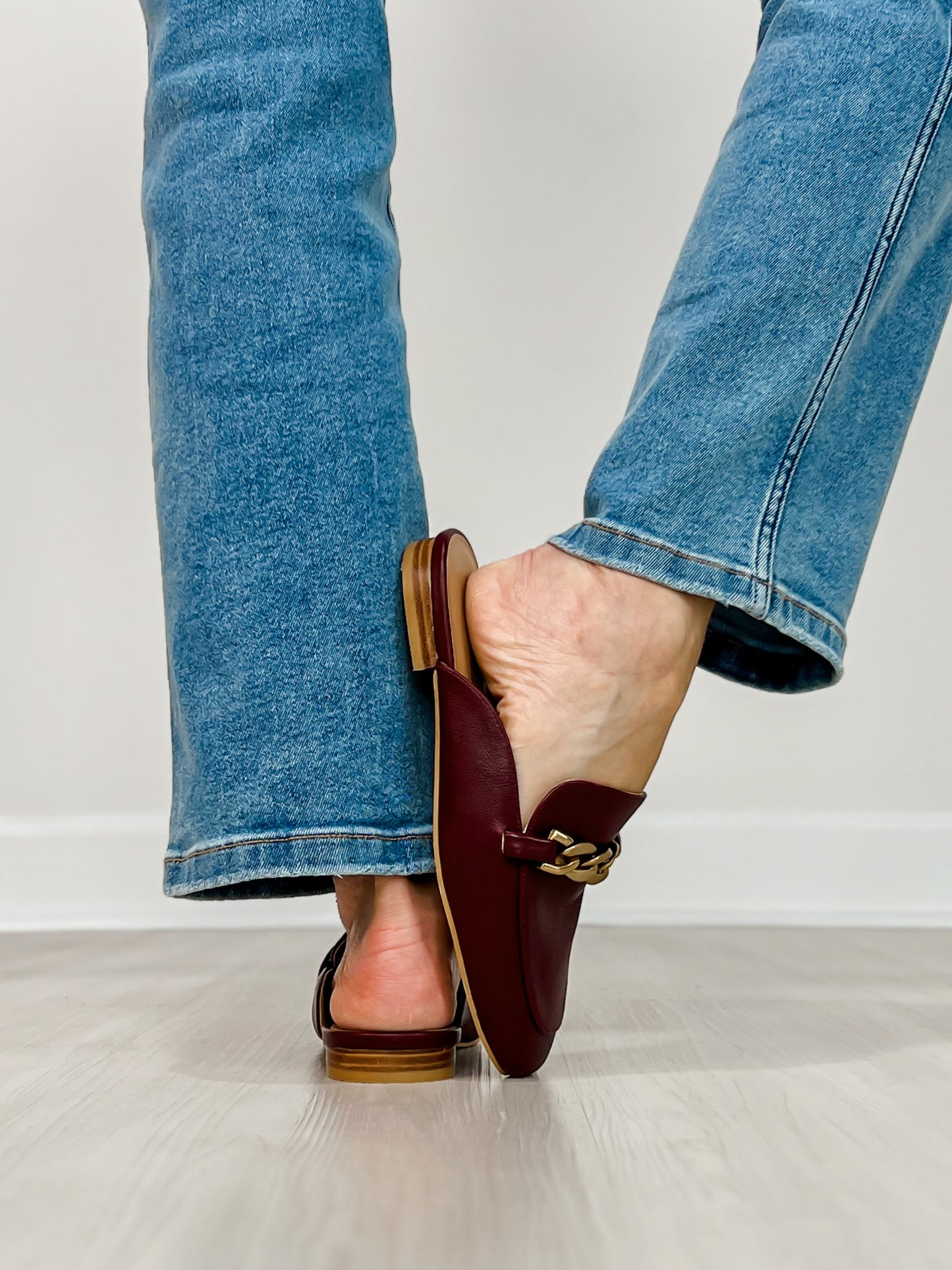 Corkys Keepsake Mules in BURGUNDY
