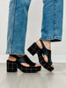 Corkys Miss Carley Wedges in BLACK 2