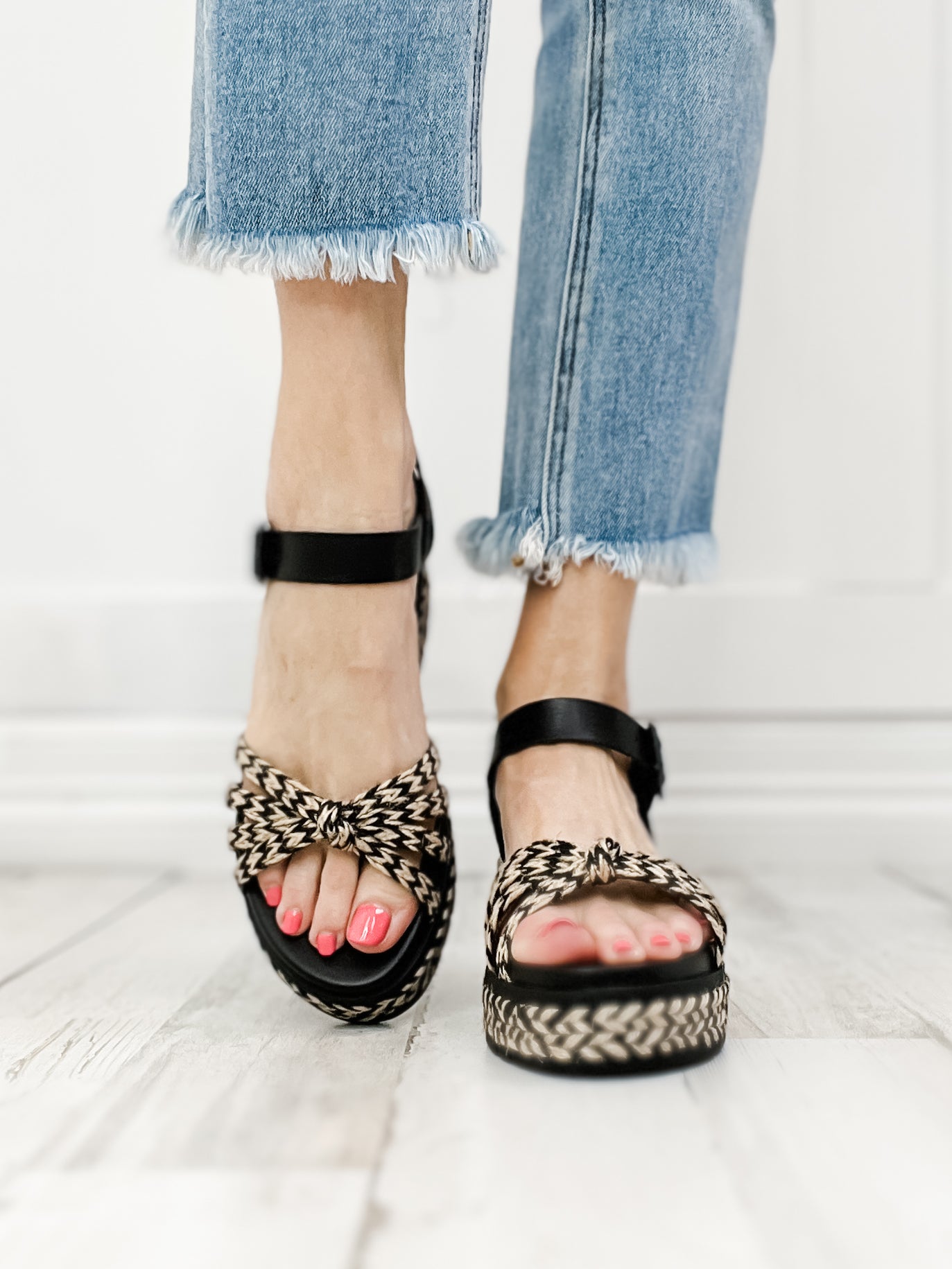 Mia strappy wedge sandal online