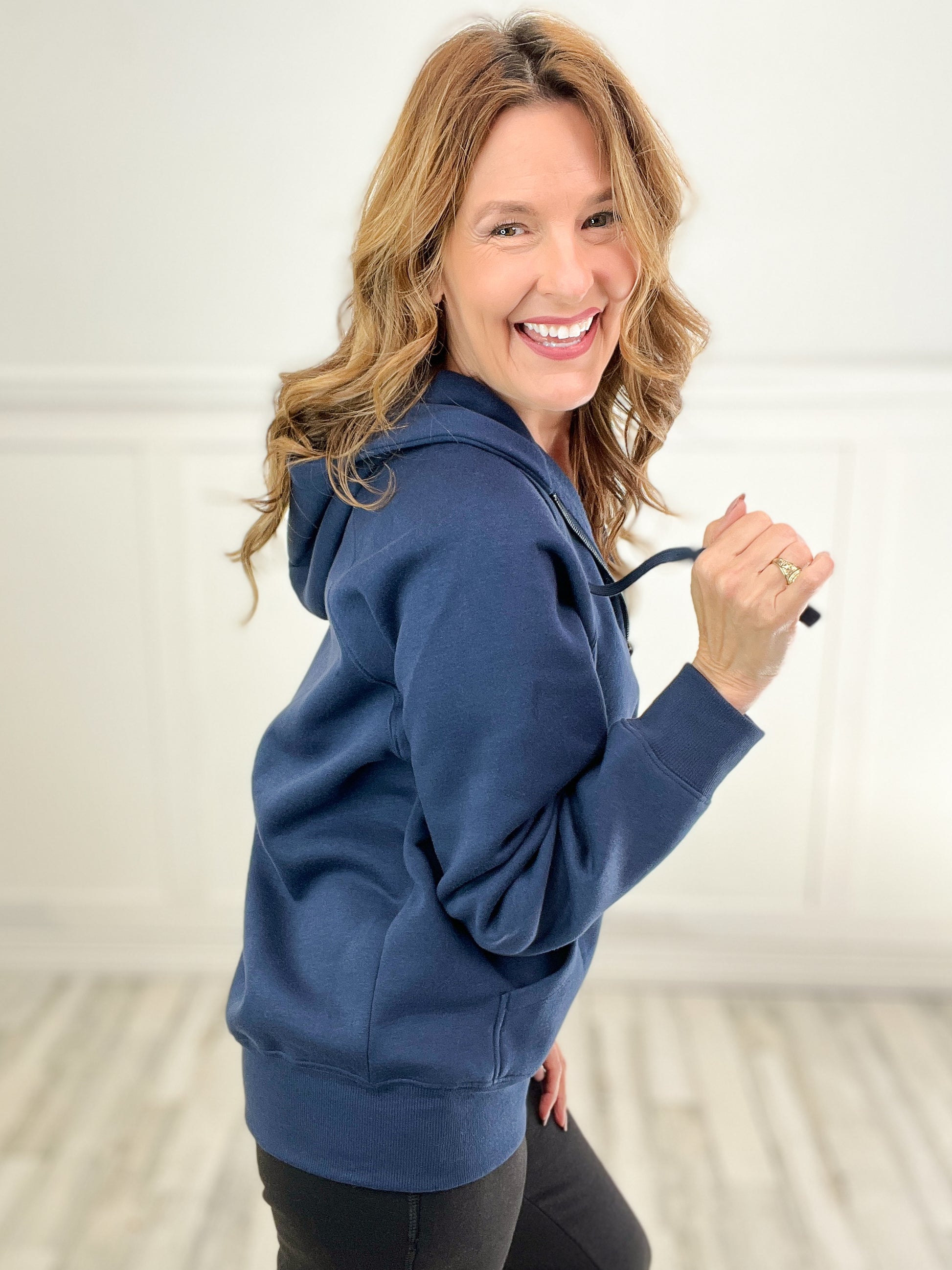 Daily Favorite Full Zip Hooded Jacket-C