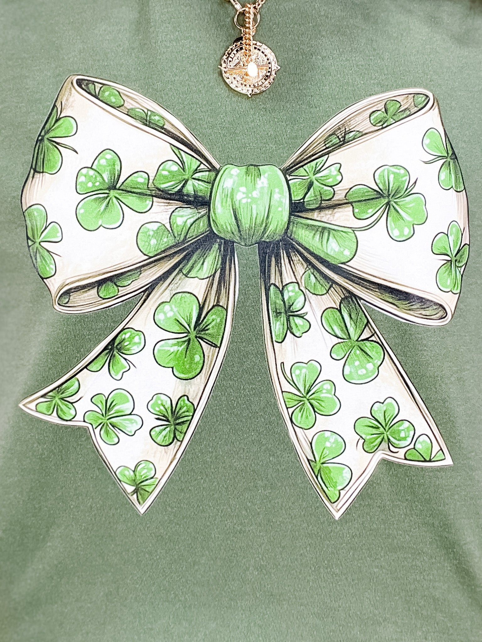 St Patrick's Day Bow Graphic Tee