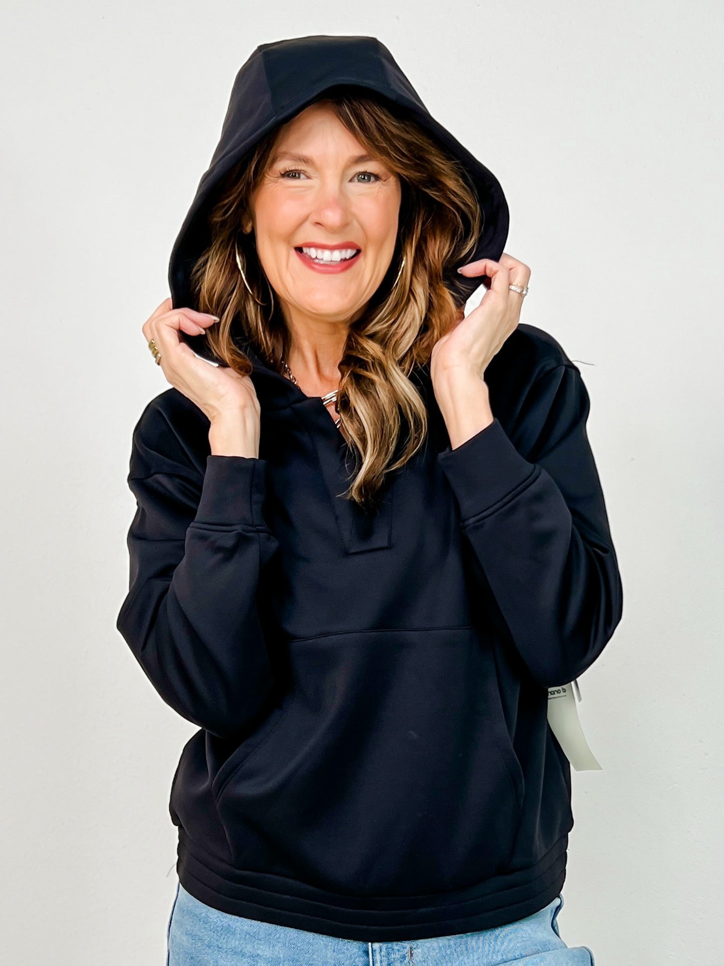 Scuba-chill Pullover Henley Hooded Top