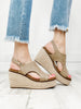 Corkys Freddie Wedges in Taupe