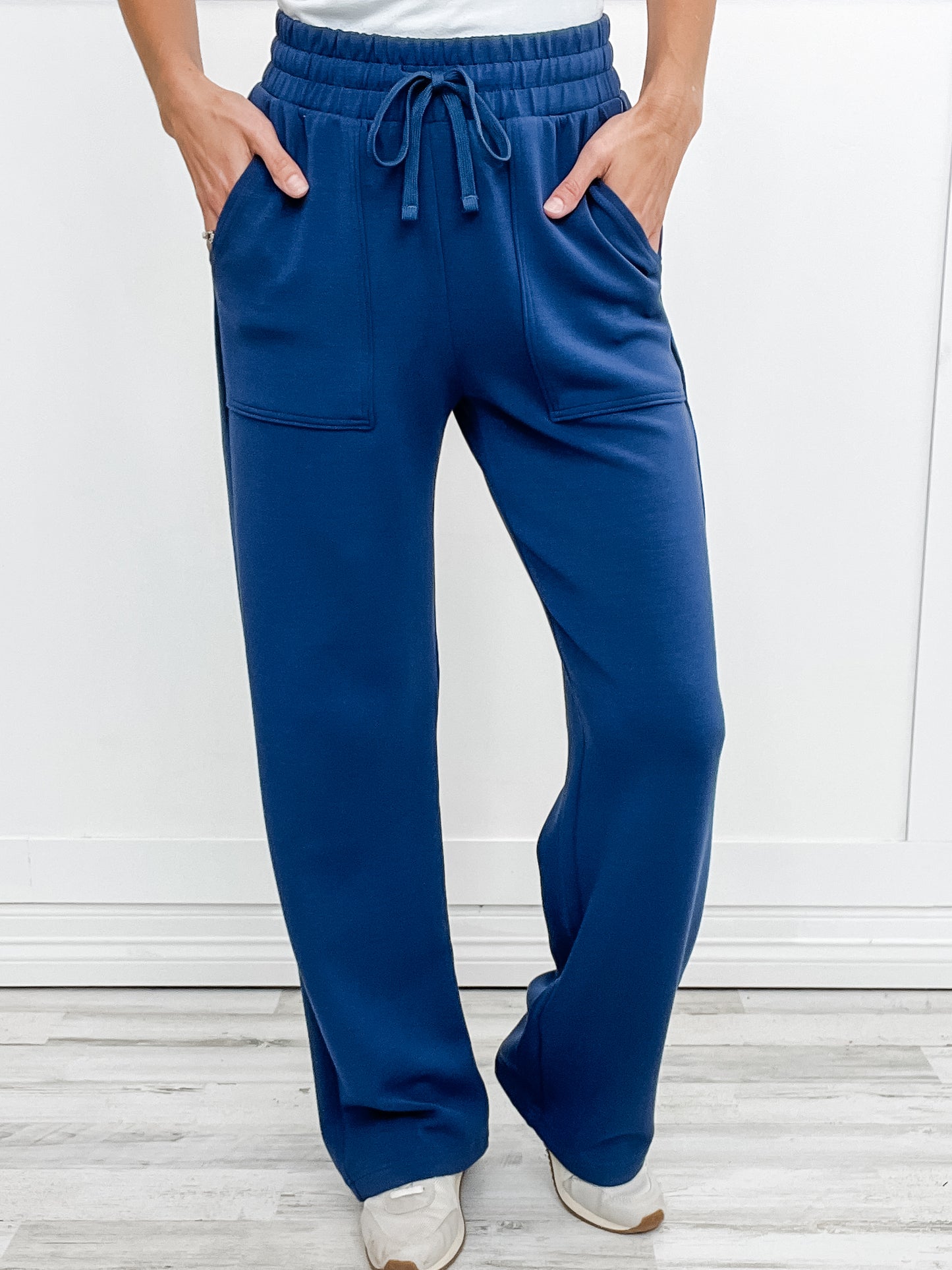 This Is That Feeling Modal Poly Lounge Pants with Pockets - SET B