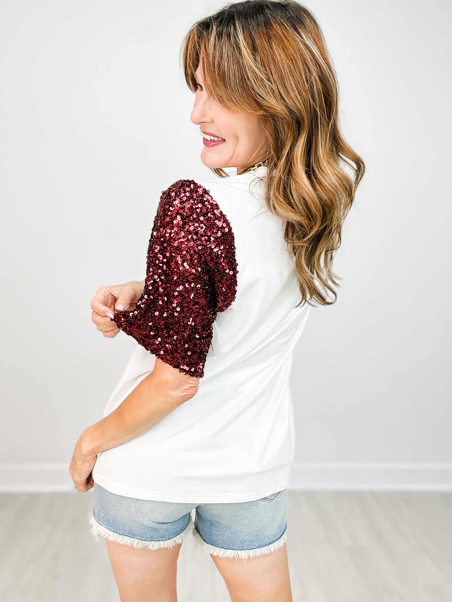 Classy Until Kickoff Tee- Maroon