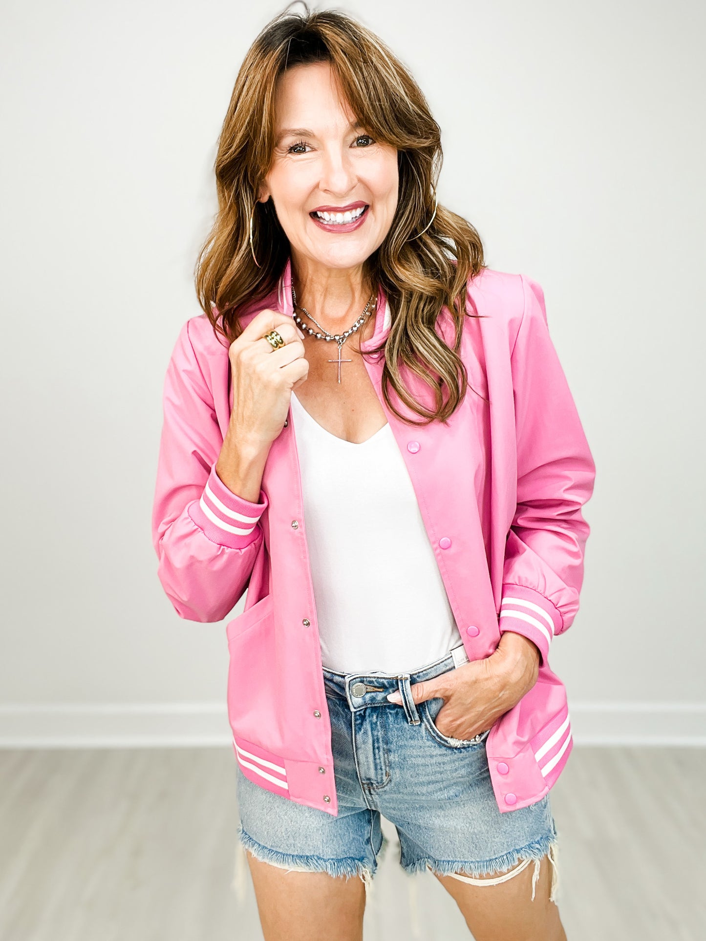 Rodeo Bomber Jacket with Howdy Embroidery