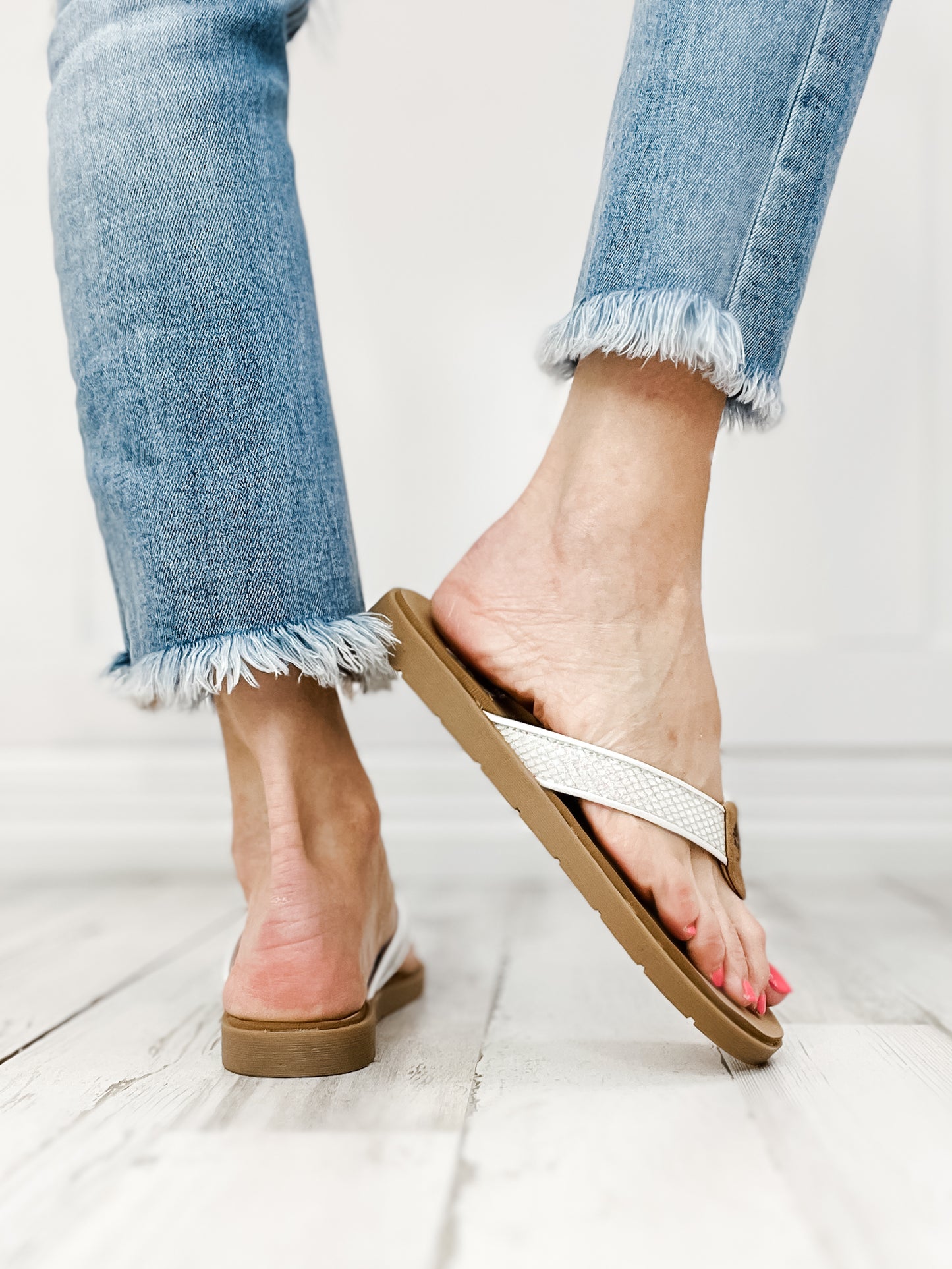 Yellowbox Flip Flop Sandal in Ivory