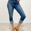 Judy Blue FRANKIE High Waist Tummy Control Cuff Capri Jeans