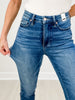 Judy Blue FRANKIE High Waist Tummy Control Cuff Capri Jeans