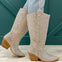 Corkys "Glitzy" Tall Rhinestone Boots in Clear