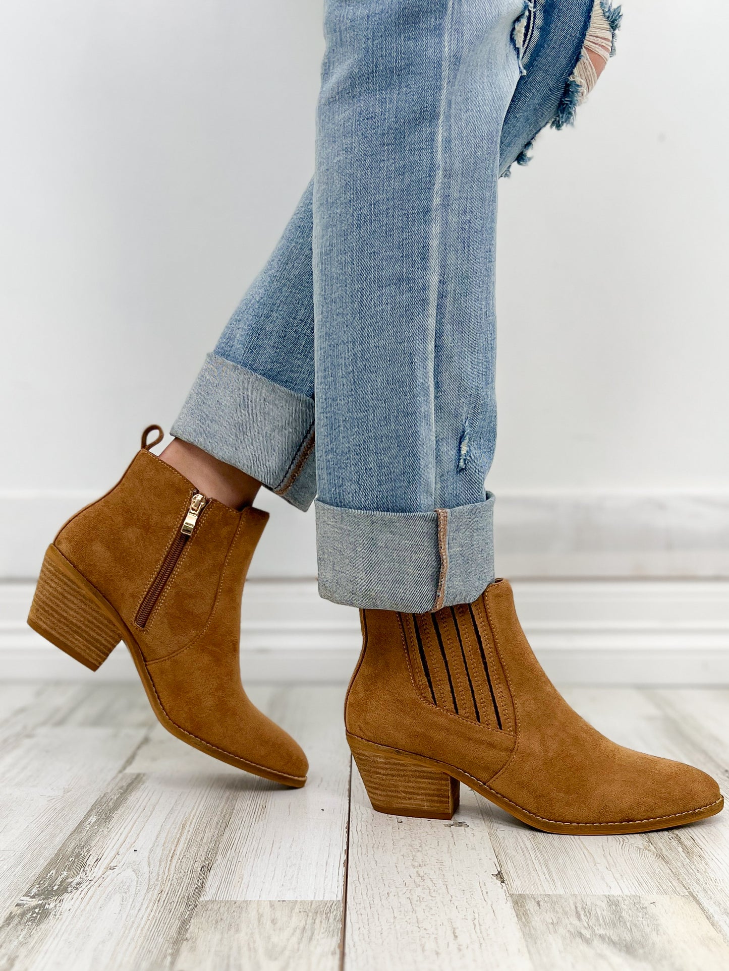 Corkys Potion Booties in TobaccoSuede