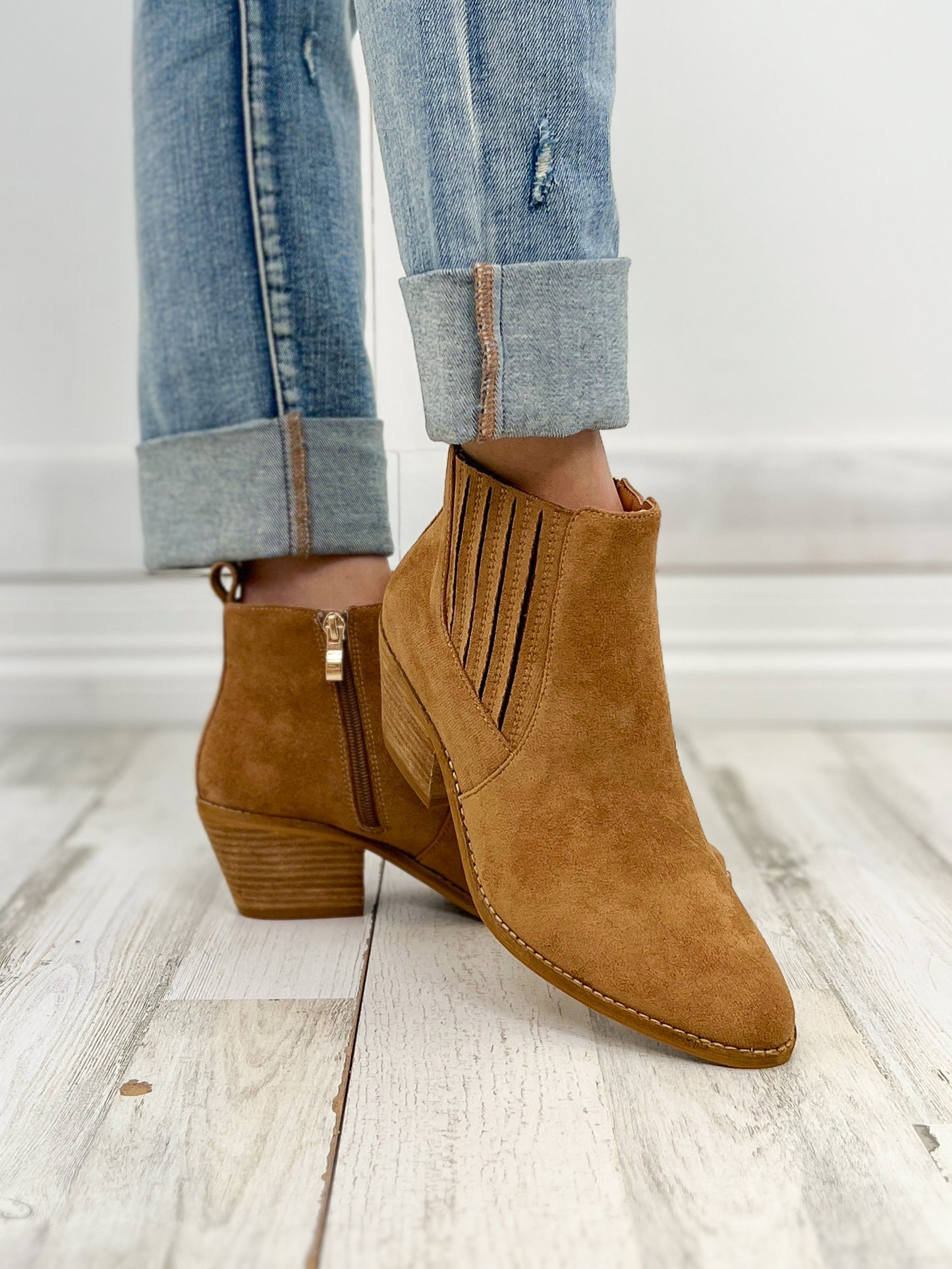 Corkys Potion Booties in TobaccoSuede