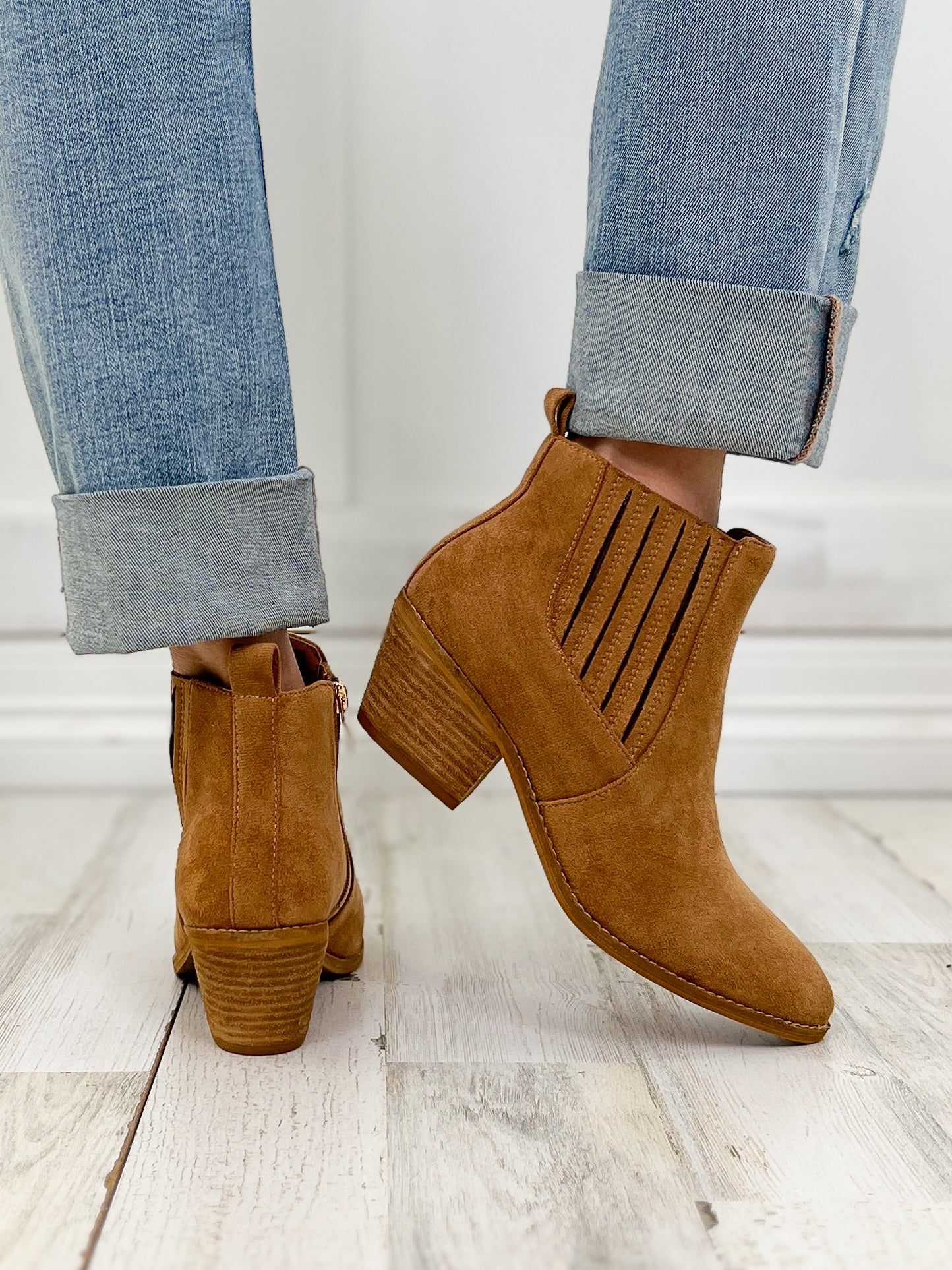 Corkys Potion Booties in TobaccoSuede