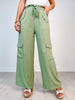 Elastic Waist Relaxed Fit Cargo Pants