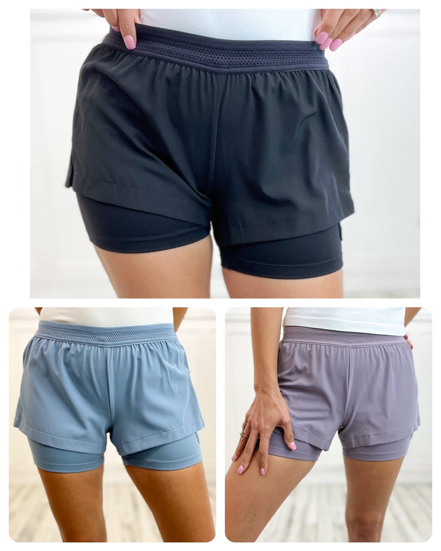 Hybrid Lined Active Shorts